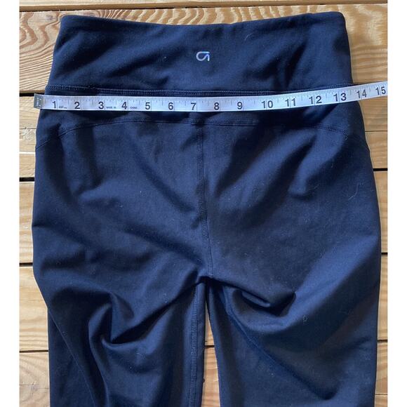 Gap Fit Athletic Cropped Leggings Pants Size Small Women’s Black High Waisted - Picture 7 of 7